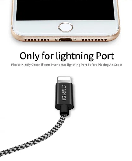 Dux Ducis Fast Charging 2.1A Lightning Oplaad Kabel 2 Meter afbeelding 10