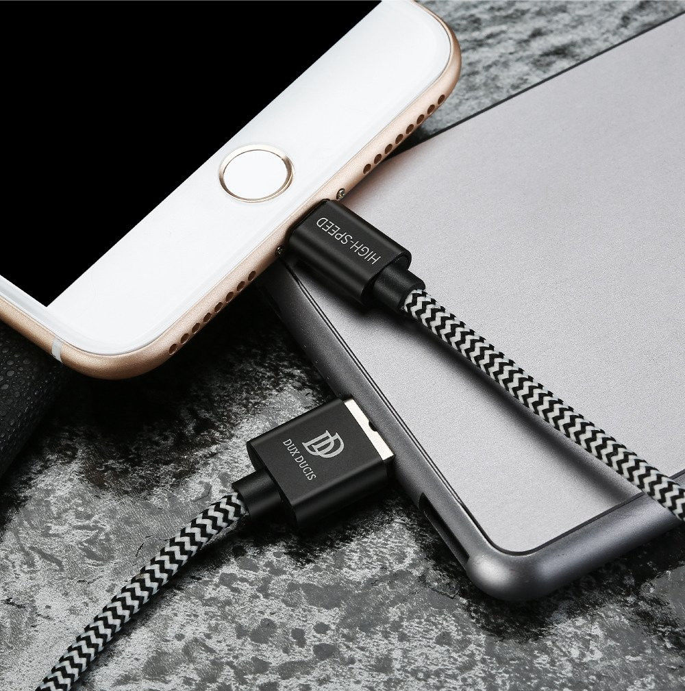 Dux Ducis Fast Charging 2.1A Lightning Oplaad Kabel 2 Meter afbeelding 13