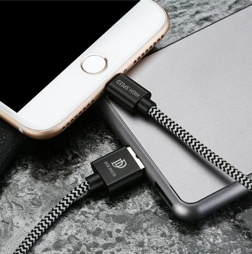 Dux Ducis Fast Charging 2.1A Lightning Oplaad Kabel 2 Meter afbeelding 13