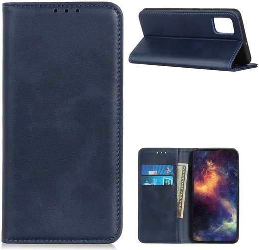 Motorola Moto G9 Plus Portemonnee Stand Book Case Hoesje Blauw afbeelding 7