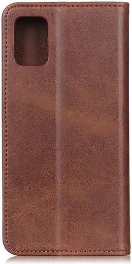 Motorola Moto G9 Plus Portemonnee Stand Book Case Hoesje Coffee afbeelding 3