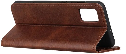 Motorola Moto G9 Plus Portemonnee Stand Book Case Hoesje Coffee afbeelding 5