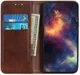 Motorola Moto G9 Plus Portemonnee Stand Book Case Hoesje Coffee afbeelding 1