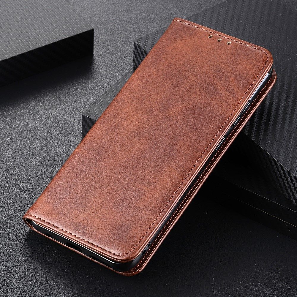 Motorola Moto G9 Plus Portemonnee Stand Book Case Hoesje Coffee afbeelding 6