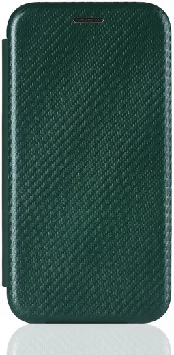 Xiaomi Poco X3 / X3 Pro Hoesje Carbon Fiber Book Case Groen afbeelding 6