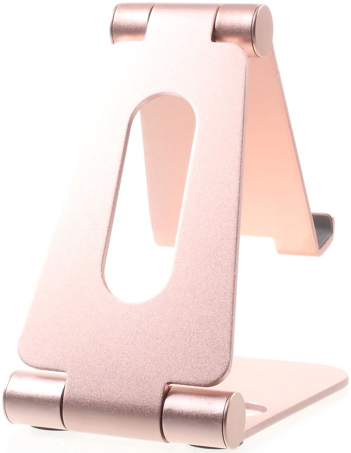 Universele Verstelbare Aluminium Houder Smartphone en Tablet Roze afbeelding 3