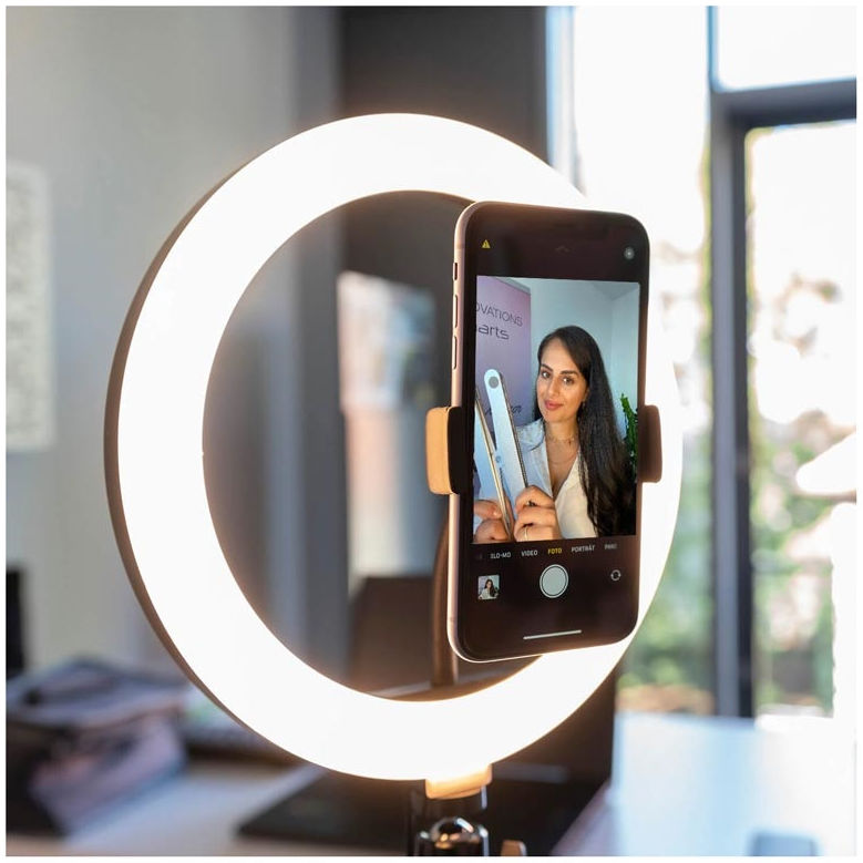 4smarts LoomiPod Mini Tripod statief voor smartphones met LED ringlamp afbeelding 3