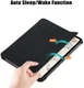 iPad Air 2020 / 2022 Hoesje Tri-Fold Book Case Zwart afbeelding 6