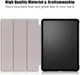 iPad Air 2020 / 2022 Hoesje Tri-Fold Book Case Zwart afbeelding 9
