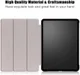 iPad Air 2020 / 2022 Hoesje Tri-Fold Book Case Blauw afbeelding 9