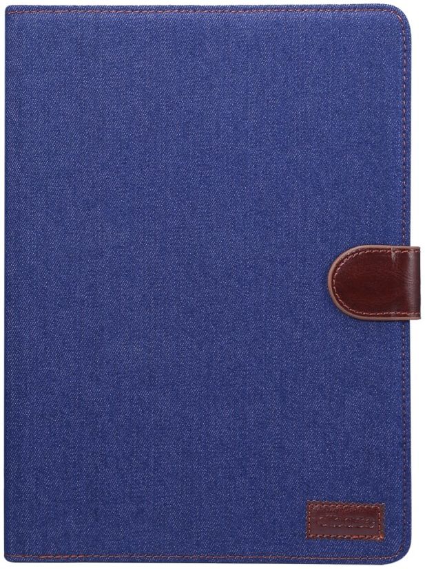 Apple iPad Air 2020 / 2022 Hoes Jeans Book Case Donker Blauw afbeelding 2