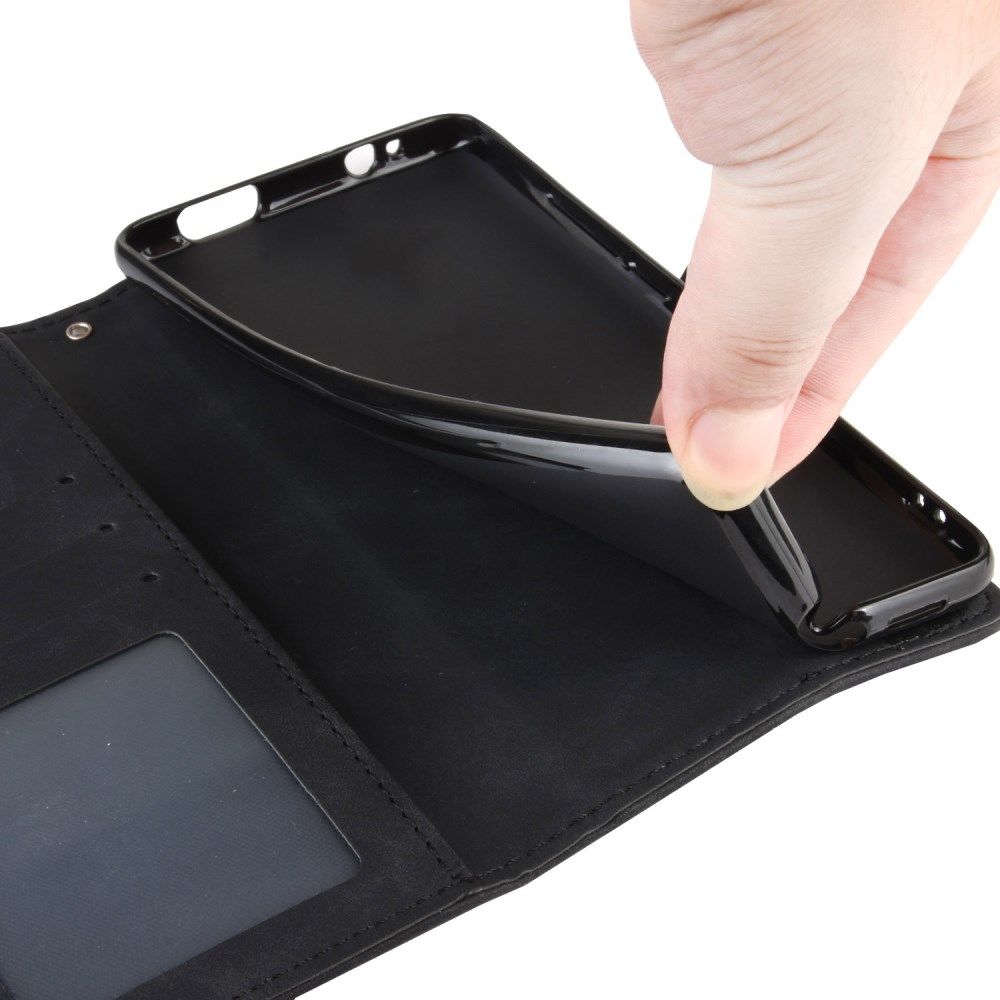 Oppo Reno 4 Z Hoesje Book Case met Kaarthouder Zwart afbeelding 10