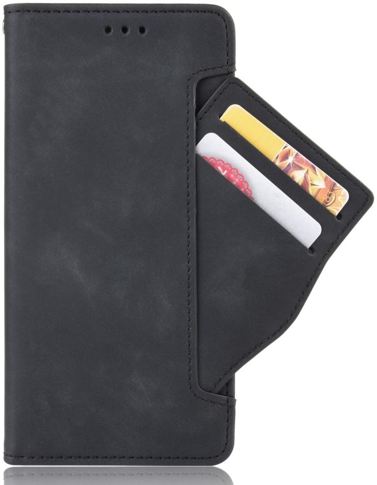 Oppo Reno 4 Z Hoesje Book Case met Kaarthouder Zwart afbeelding 2