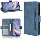 Oppo Reno 4 Z 5G Portemonnee Hoes Met Kaarthouder Blauw afbeelding 4