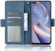 Oppo Reno 4 Z 5G Portemonnee Hoes Met Kaarthouder Blauw afbeelding 1
