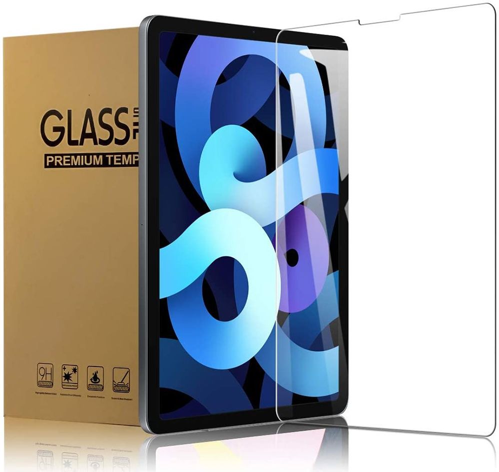iPad Air 2020 / 2022 Curved Edge Tempered Glass Screen Protector afbeelding 1