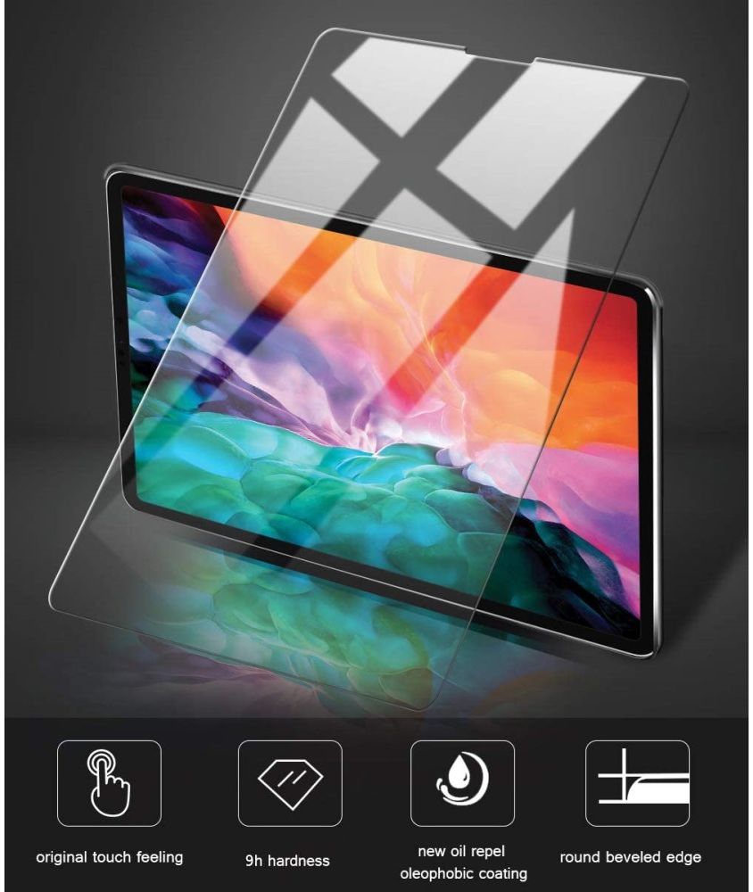 iPad Air 2020 / 2022 Curved Edge Tempered Glass Screen Protector afbeelding 3