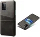 OnePlus 8T Hoesje met Kaarthouder Back Cover Zwart afbeelding 4