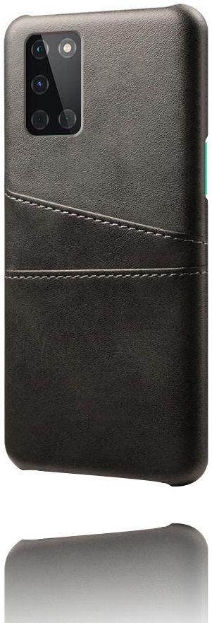 OnePlus 8T Hoesje met Kaarthouder Back Cover Zwart afbeelding 3