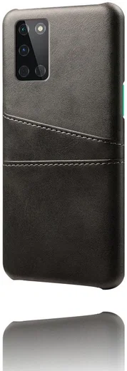 OnePlus 8T Hoesje met Kaarthouder Back Cover Zwart afbeelding 3