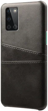 OnePlus 8T Hoesje met Kaarthouder Back Cover Zwart