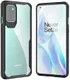 OnePlus 8T Back Cover Hoesje Hybride Shockproof Transparant Zwart afbeelding 5