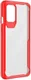 OnePlus 8T Back Cover Hoesje Hybride Shockproof Transparant Rood afbeelding 4