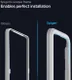 Spigen AlignMaster iPhone 12 Pro Max Screenprotector Tempered Glass 2-Pack afbeelding 3