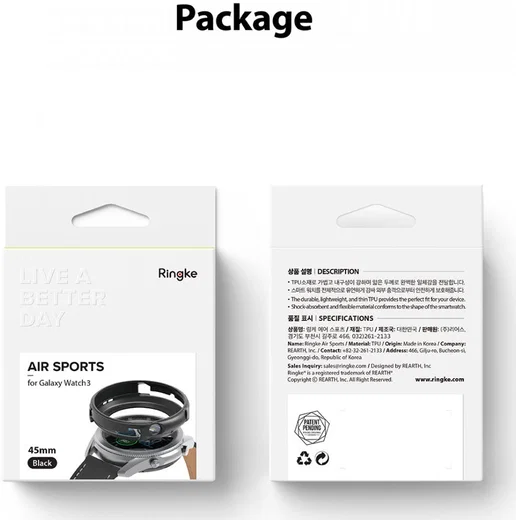 Ringke Air Sports - Samsung Galaxy Watch 3 45MM Case - Transparant afbeelding 12