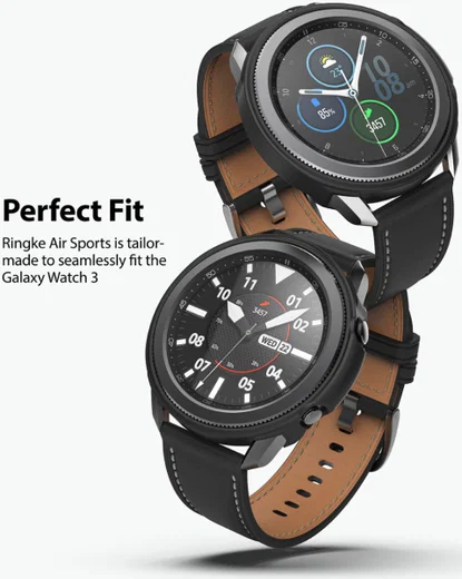 Ringke Air Sports Samsung Galaxy Watch 3 45MM Case Zwart afbeelding 2