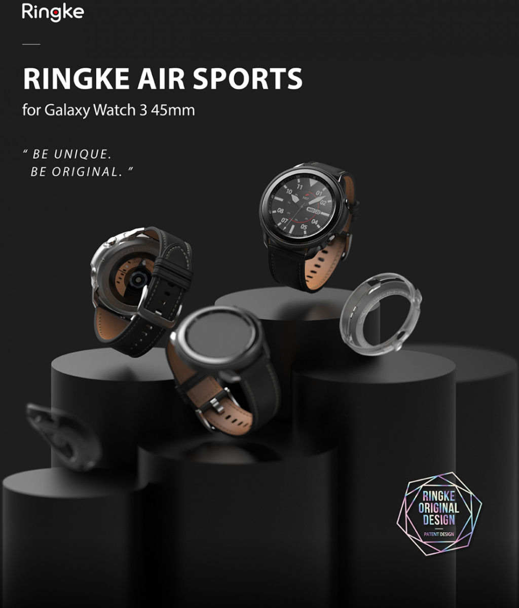 Ringke Air Sports Samsung Galaxy Watch 3 45MM Case Zwart afbeelding 4