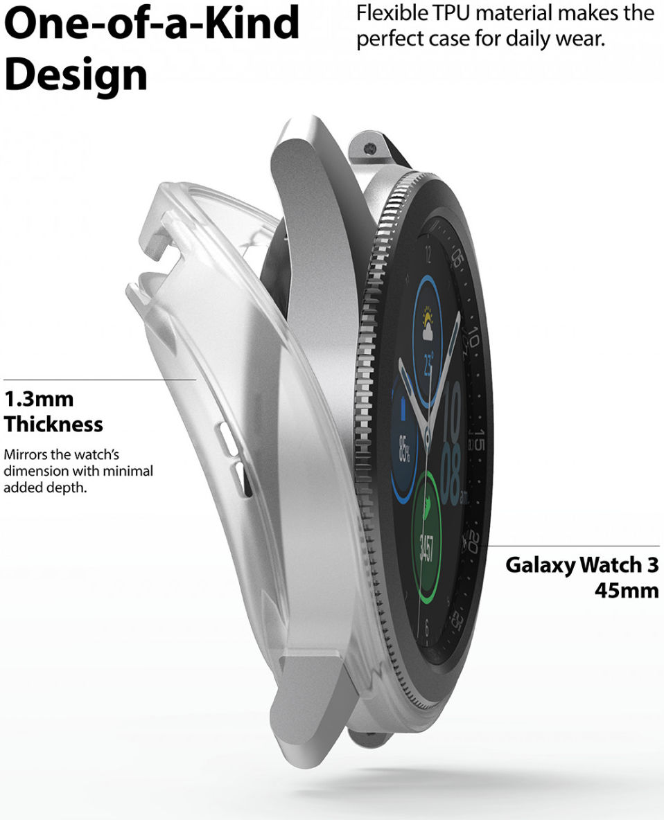 Ringke Air Sports Samsung Galaxy Watch 3 45MM Case Zwart afbeelding 5