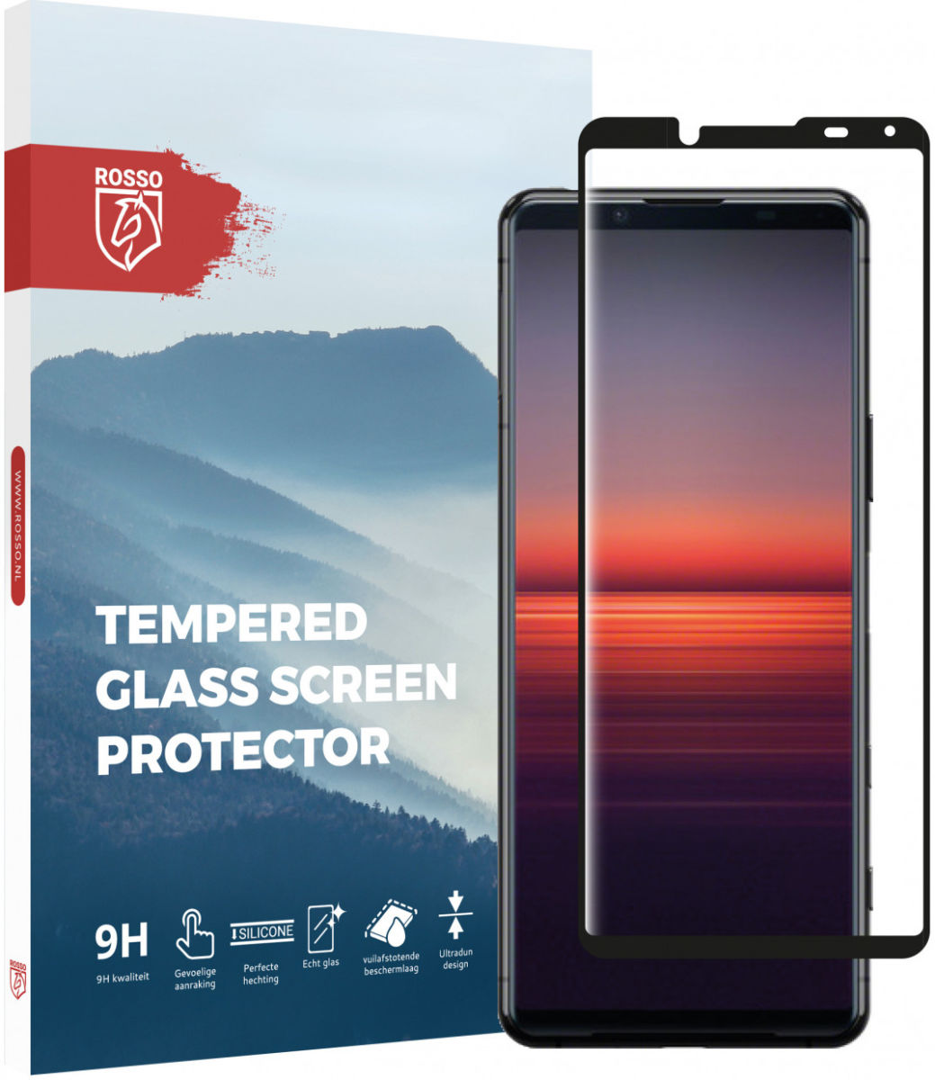 Rosso Sony Xperia 5 II Tempered Glass Screen Protector afbeelding 1