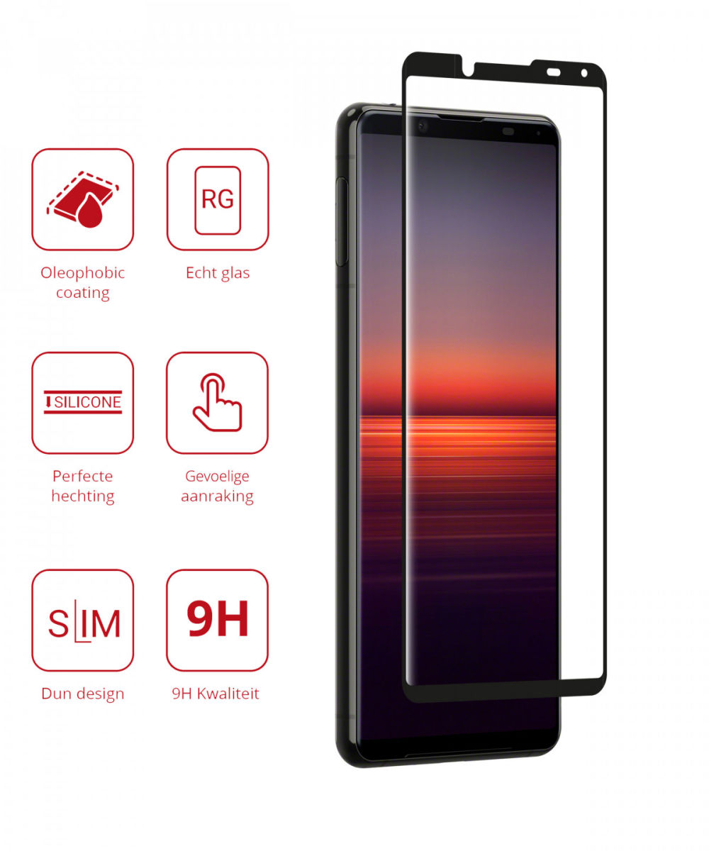 Rosso Sony Xperia 5 II Tempered Glass Screen Protector afbeelding 2