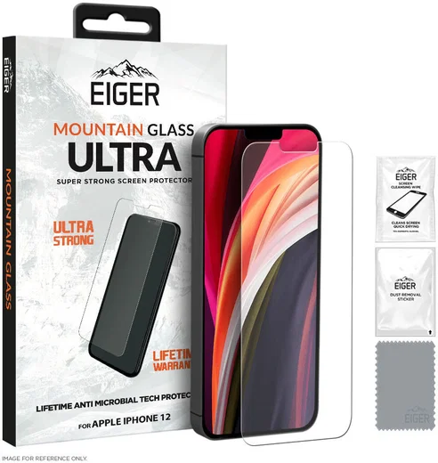 Eiger Ultra Apple iPhone 12 Mini Tempered Glass Case Friendly Plat afbeelding 1