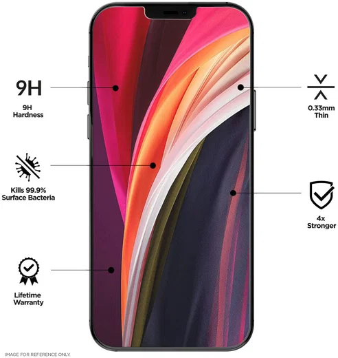 Eiger Ultra Apple iPhone 12 Mini Tempered Glass Case Friendly Plat afbeelding 3