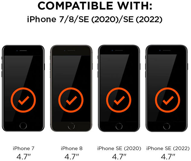 Eiger Ultra iPhone SE 2020/2022 / 8 / 7 Tempered Glass Antibacterieel afbeelding 4