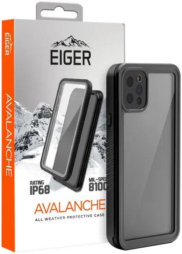 Eiger Avalanche Apple iPhone 12 Pro Waterdicht Hoesje Zwart afbeelding 1