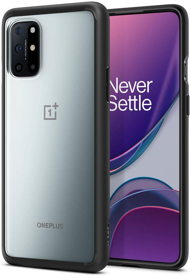 Spigen OnePlus 8T Hoesje Ultra Hybrid Mat Zwart afbeelding 1