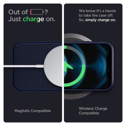 Spigen Liquid Air Apple iPhone 12 / 12 Pro Flexibel Hoesje Mat Blauw afbeelding 7