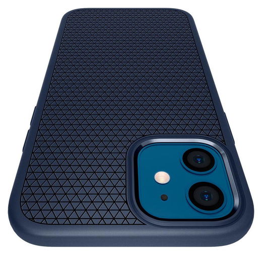 Spigen Liquid Air Apple iPhone 12 / 12 Pro Flexibel Hoesje Mat Blauw afbeelding 22