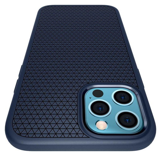 Spigen Liquid Air Apple iPhone 12 / 12 Pro Flexibel Hoesje Mat Blauw afbeelding 15