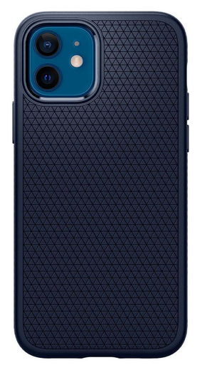 Spigen Liquid Air Apple iPhone 12 / 12 Pro Flexibel Hoesje Mat Blauw afbeelding 19