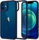 Spigen Ultra Hybrid Apple iPhone 12 / 12 Pro Hoesje Transparant/Blauw afbeelding 1