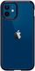 Spigen Ultra Hybrid Apple iPhone 12 / 12 Pro Hoesje Transparant/Blauw afbeelding 2