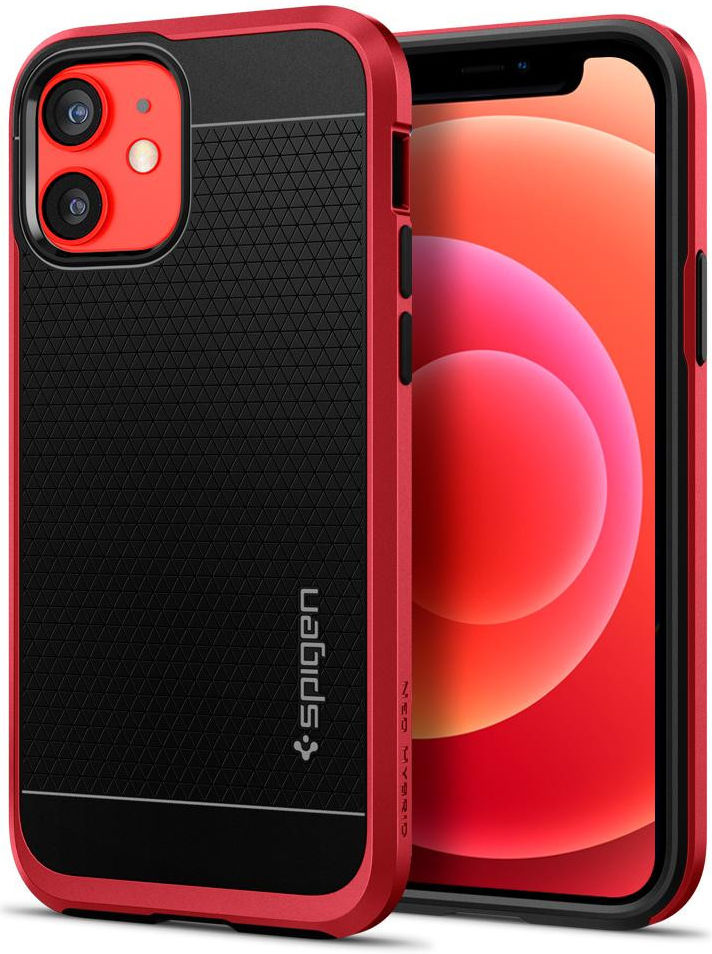 Spigen Neo Hybrid Apple iPhone 12 / 12 Pro Hoesje Rood afbeelding 12