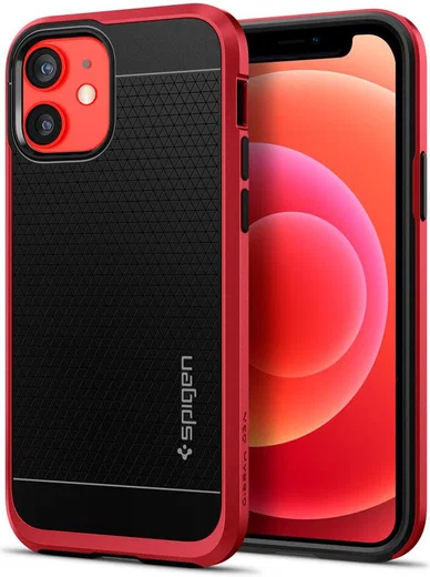Spigen Neo Hybrid Apple iPhone 12 / 12 Pro Hoesje Rood afbeelding 12