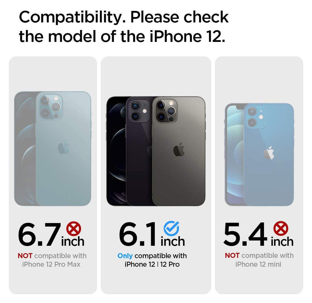 Spigen Slim Armor CS Apple iPhone 12 / 12 Pro Hoesje Navy Blue afbeelding 9