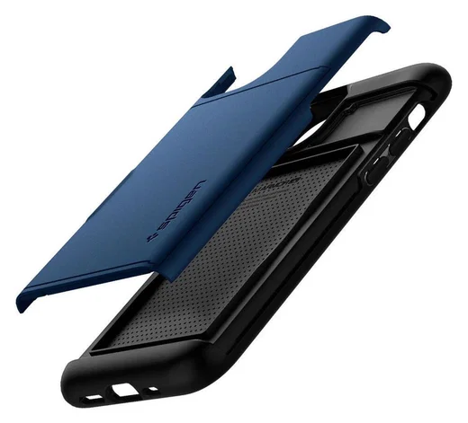 Spigen Slim Armor CS Apple iPhone 12 / 12 Pro Hoesje Navy Blue afbeelding 16