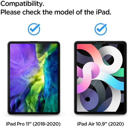 Spigen EZ Fit Glas.tR Apple iPad Air 2020/2022/Pro 11 Screenprotector afbeelding 8